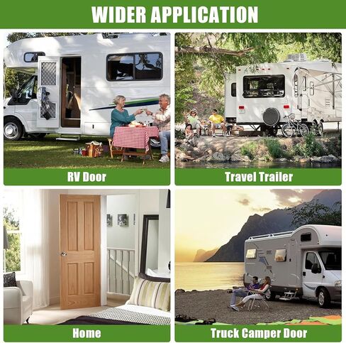 RV Door Latch Door Magnetic Catch RV Door Holder Magnetic Baggage Door Catch RV Door Lock Magnetic Baggage Holder for RV Door Locks Campers Trailers (Gray. Short.) in Kuwait