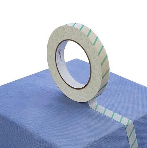 2/Rolls Autoclave Sterilization Indicator Tape 1" 60 Yards Indicates Sterilization for Dental, Surgical, Tattoo, Nail Instruments in Kuwait