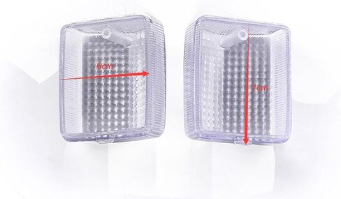 TOPZONE Compatible for Honda XR650R; XR650L; XR600R; XR400R;XR250R;XR250L;Blinker Indicator Turn Signal Light Lamp Lens (Smoke Lens) in Saudi Arabia