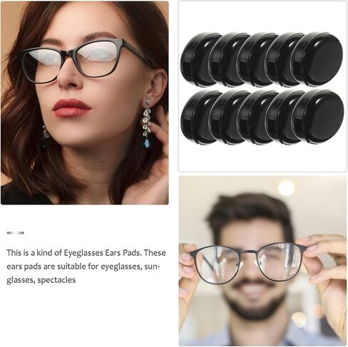 20 Pairs Silicone Glasses Ears Pads Comfortable Nonslip Eyeglass Ear Support Cushions to Reduce Burden in Kuwait