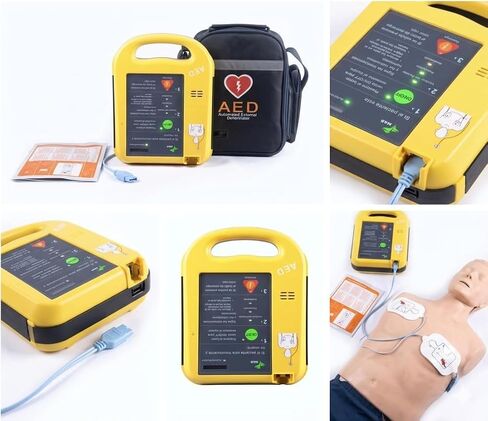 First Aid Kit AED Defibrillator | Home Portable, Emergency Equipment, Automatic External in Saudi Arabia