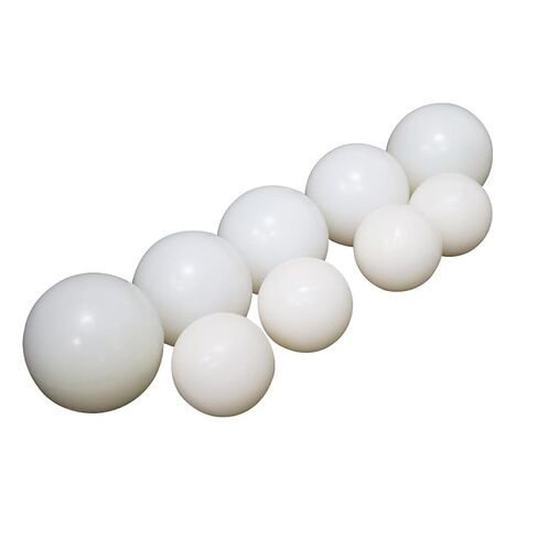White Solid Silicone Bouncy Sealing Balls Dia 20mm-60mm Industrial Machinery Equipment Gasket Seal Valve Pump Vibrating Screen Exercise Replacement Spheres(30mm-10pcs) in Kuwait