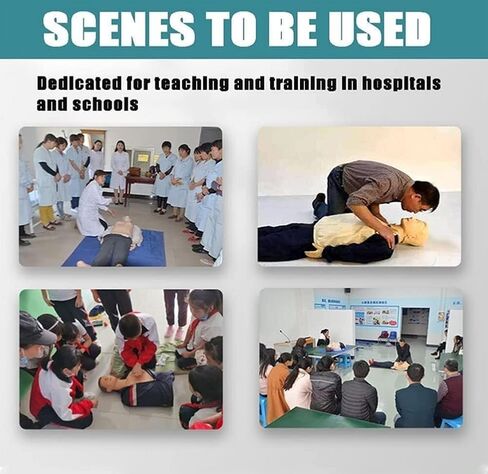 Professional Adult CPR Training Manikin, Full Body Kit for Medical Teaching Supplies in Kuwait