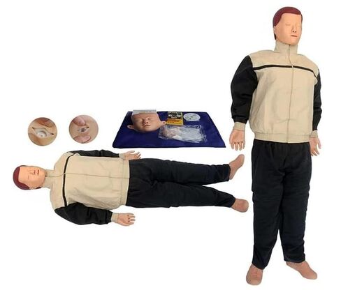CPR Training Mannequin, Professional Full Body kit, Human Dummy Resuscitation for Medical Teaching Supplies Life-Size in Kuwait