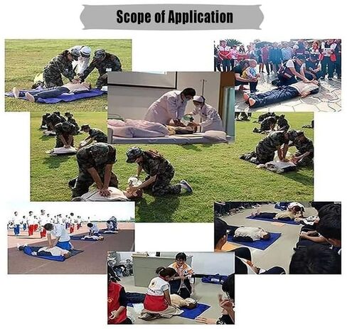 CPR Training Mannequin, Professional Full Body kit, Human Dummy Resuscitation for Medical Teaching Supplies Life-Size in Kuwait