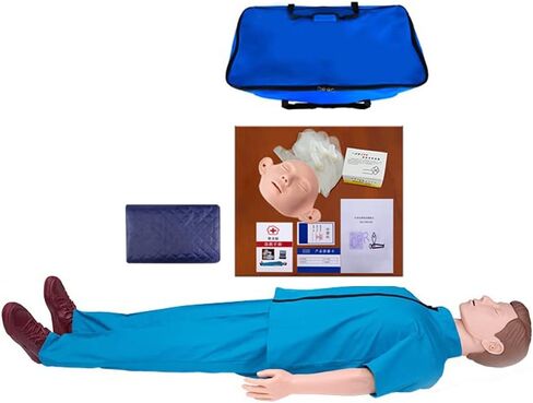 Teaching Model,Multifunctional Nursing First Aid Training Simulator Professional Whole Body Adult Training Manikin First Aid Cardiopulmonary Resuscitation Medical Teaching Material in Kuwait