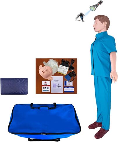 Teaching Model,Multifunctional Nursing First Aid Training Simulator Professional Whole Body Adult Training Manikin First Aid Cardiopulmonary Resuscitation Medical Teaching Material in Kuwait