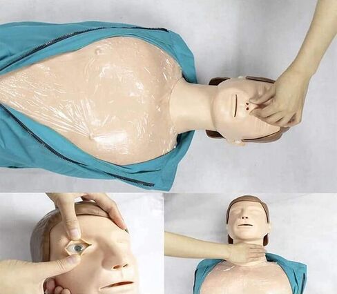 Teaching Model,Multifunctional Nursing First Aid Training Simulator Professional Whole Body Adult Training Manikin First Aid Cardiopulmonary Resuscitation Medical Teaching Material in Kuwait