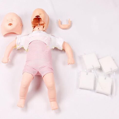 Infant First Aid Training Model,Infant CPR Manikin,Cardiopulmonary Resuscitation Simulator First Aid Training Dummy for Teaching Training in Kuwait