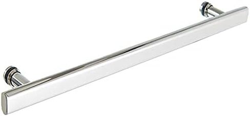 Push and Pull Glass Shower Door Handle Stainless Steel, Bathroom Door Knobs Grab Bar Rail Replacement Parts Towel Bar Single Sided/550Mm,400Mm in Saudi Arabia