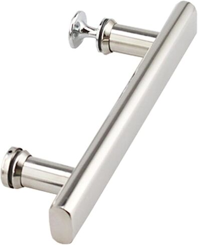 Premium Aluminum Alloy Shower Glass Door Handle Replacement | 300Mm Pull Push Barn Knob Button for Bathroom Enclosure | Durable Towel Bar Accessory,440Mm in Saudi Arabia