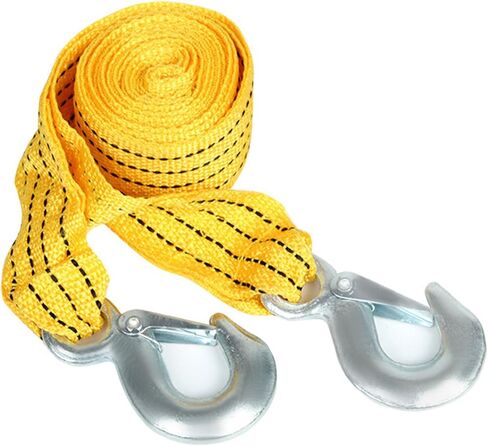 Tow Rope Duty 3 Ton Truck Trailer Car Emergency Automobile Equipment 3 Meter Made of High Strength Stainless Steel and Nylon Suitable for Various Portable Use in Kuwait