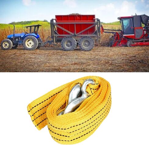 Tow Rope Duty 3 Ton Truck Trailer Car Emergency Automobile Equipment 3 Meter Made of High Strength Stainless Steel and Nylon Suitable for Various Portable Use in Kuwait