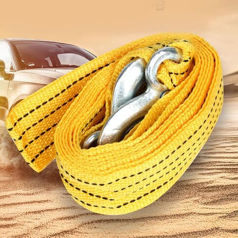 Tow Rope Duty 3 Ton Truck Trailer Car Emergency Automobile Equipment 3 Meter Made of High Strength Stainless Steel and Nylon Suitable for Various Portable Use in Kuwait