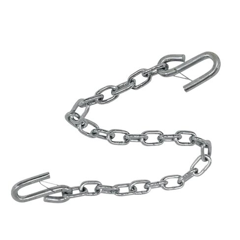 Trailer Chain with Double S Spring Hooks Rope Tie Down 3500 LBS Capacity Compatible with RV Camper Caravan Trailer in Kuwait