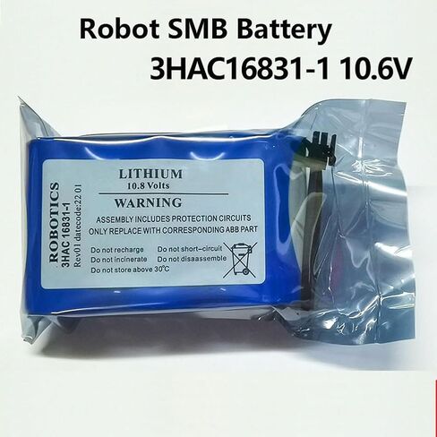 بطارية احتياطية 10.8 فولت 17 أمبير في الساعة 3HAC16831-1 لبطارية ABB Robot Arm CPU SMB لذاكرة البيانات الاحتياطية in Kuwait