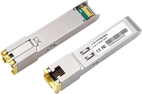 1 قطعة 2.5 جرام SFP وحدة 2500 متر منفذ بصري بدوره إلى منفذ إيثرنت RJ45 جيجابت 1000 متر وحدة إرسال واستقبال 100 متر نقل in Kuwait