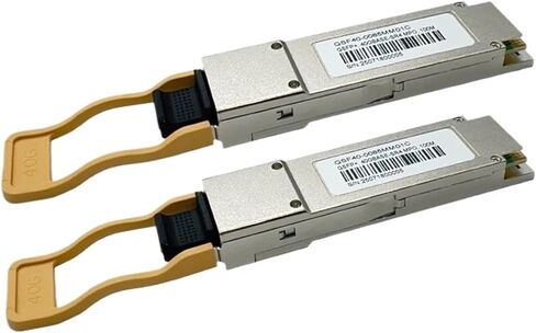 QSFP+40G Multimode SFP+Module 100m 850nm MPO/MTP MMF 40 Gigabit Server Network Card Module XL710-QDA2 Dual Fiber compati(2pcs) in Kuwait
