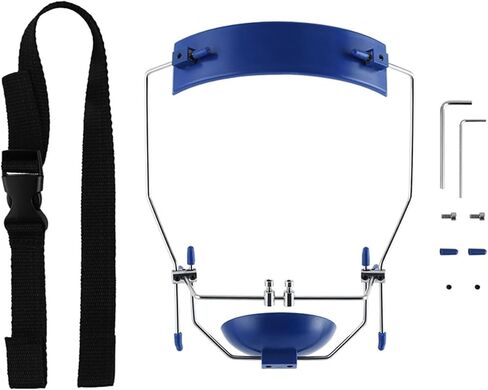 Orthodontic Head Cap,Orthodontic High Pull Headgear Strap with External Bow, Fully Adjustable External Jaw Traction Device Face Bow Reverse Pull Dental Face Appliance Headgea in Kuwait
