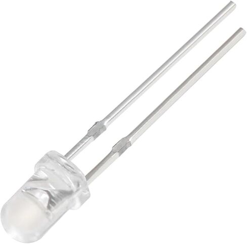 صمامات إضاءة LED 600 قطعة 3 مم مجموعة أدوات إلكترونية LED F3 2V 3V أحمر أخضر أزرق أصفر برتقالي أبيض صمامات باعثة للضوء مجموعة متنوعة (أزرق) in Kuwait