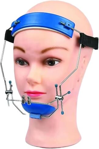 Orthodontic Head Cap,Orthodontic High Pull Headgear Strap with External Bow, Fully Adjustable External Jaw Traction Device Face Bow Reverse Pull Dental Face Appliance Headgea in Kuwait