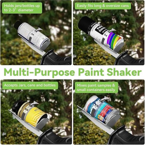 Ergonomic Electric Paint Shaker Tool Reduces Arm Fatigue Perfect for Reciprocating Prolonged Use Crafting Reciprocating Paint Mixer in Kuwait