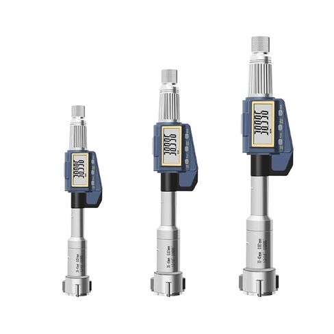 Digital Three-jaw/Three-Point Inside Micrometer for Measuring Through Holes, Blind, and Bearing bores, up to 0.001 inches(25-30mm) in Kuwait