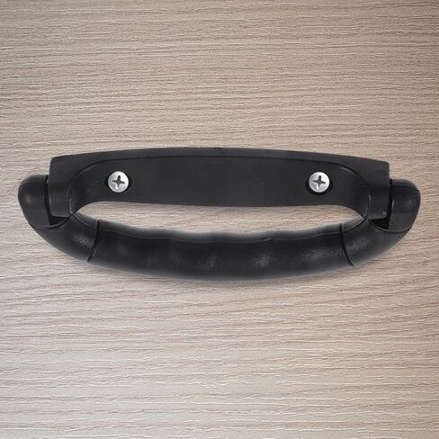3pcs Black Plastic Folding Handles with Ergonomic Design, Foldable Pull Handles Replacement for Lithium Battery Box and Solar Panel, Sturdy and Non-Slip Grip in Kuwait