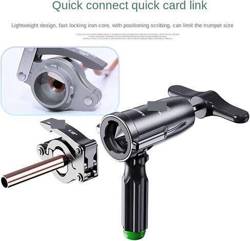 Flaring Tool, Copper Pi Dilator Set ST-519 Manual Electric Drill Dual Purpose Pipe Bell Mouth Air Conditioner for Copper Aluminum Pipe in Saudi Arabia