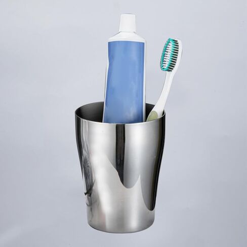 Stainless Steel Tooth Cup 500ml Sturdy Bathroom Mug for Home Use with Stackable Design and Easy to Clean Surface, for Daily Oral Care and Celebrations in Kuwait