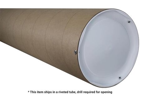 10ft RV Fiberglass Siding – Arctic White, 96" Wide, .045 Gauge Filon – Smooth, Durable, Does Not Dent – Protective Film Included – for Camper, Trailer, Motorhome in Kuwait