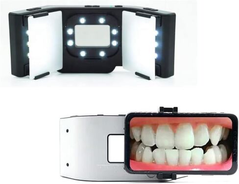 Mobile Dental Photography Light, Dentistry LED Oral Filling Light, Dental Photography Equipment, Dental Photography Aid, 6000-6500K Adjustable, for Home Salon in Kuwait