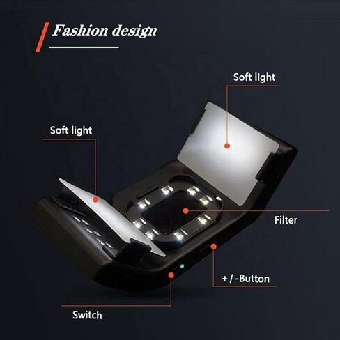Mobile Dental Photography Light, Dentistry LED Oral Filling Light, Dental Photography Equipment, Dental Photography Aid, 6000-6500K Adjustable, for Home Salon in Kuwait