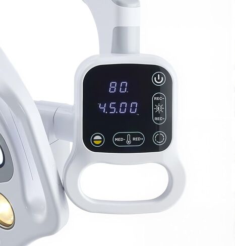 Ceiling Mounted Dental Induction LED Oral Lamp 15 Bulbs Shadowless Operating Light with HD Camera One-Click Yellow Light Switch KY-P132 in Kuwait