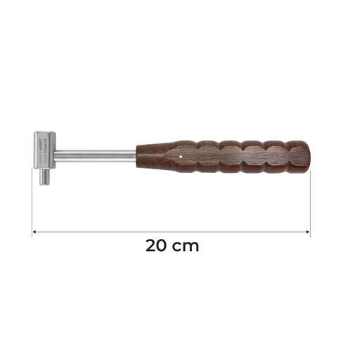 Stellmacher Narrow Tip Mallet 7mm Head (170 g) – Orthopedic Surgical Instrument, Stainless Steel Shaft with Wooden Handle, Bone Impactor Hammer for Precise Seating and Controlled Strikes (20 cm) in Kuwait
