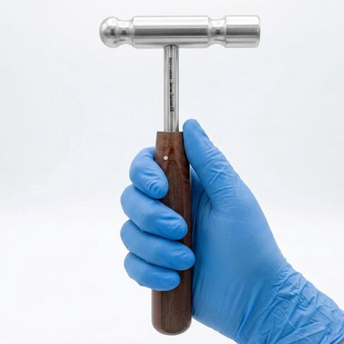 Stellmacher Cloward Surgical Mallet – Orthopedic Bone Hammer, Ergonomic Fiber Handle, Premium Stainless Steel Bone Impact Instrument for Surgical & Clinical Procedure Use (19cm Length / 20mm Head Dia) in Kuwait