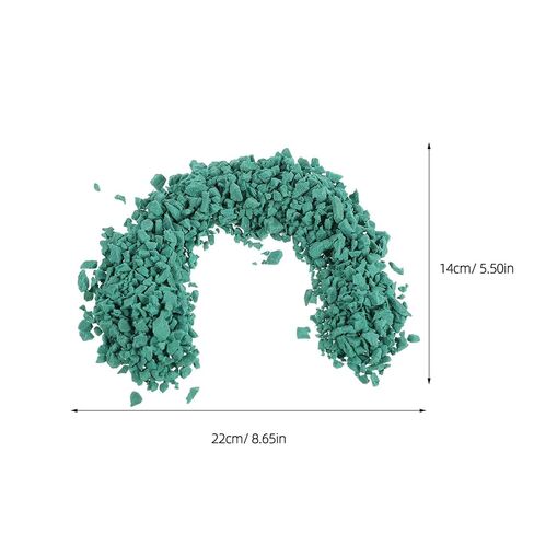 Rubber Crumb Infill Synthetic Turf Material, 1kg Enhance Durability for Sport Fields Fringe Landscape Artificial Grass Surfaces in Saudi Arabia