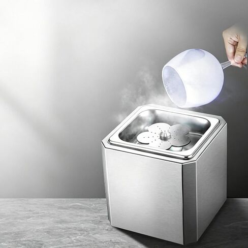 آلة تجميد الأكواب التجارية، مع إضاءة LED محيطة 110 فولت | الفولاذ المقاوم للصدأ كونترتوب كأس الثلج مبرد، سريع موحد صقيع الزجاج فروستر للحانة، مقهى، مطعم in Kuwait