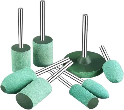 3/2.25mm Rubber Grinding Head 4mm-10mm Metal Grinding, Rust Removal, and Polishing Head Sponge Rubber Grinding Head(Cylinder-2.35x8,1pcs) in Kuwait