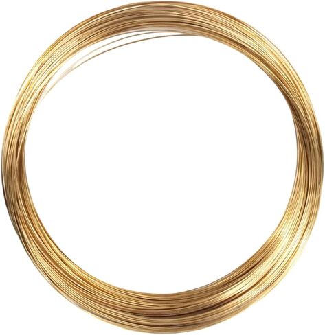 سلك نحاسي، سلك نحاسي مستدير صلب، قطر 1.4 مم - 2 مم، طول 5 م، سلك نحاسي للاستخدام الصناعي صناعة الخرز بنفسك، قطر 1.5 مم in Kuwait
