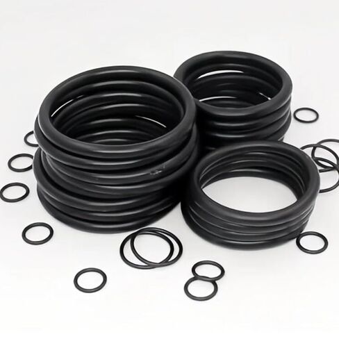 NBR Nitrile O-Rings, 1mm Wire Diameter, 2.8~50mm Outer Diameter, Oil-Resistant Wear-Resistant Waterproof Rubber Seals Black OD:14 * 1mm（50pcs） in Kuwait