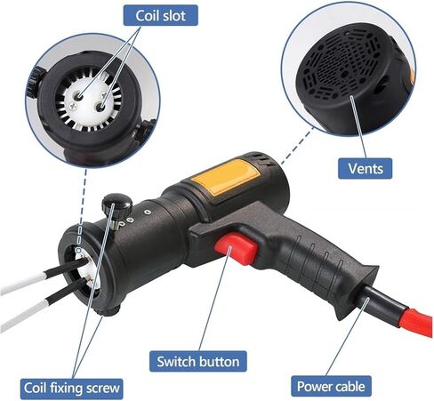 Induction Heater 1500W Magnetic Forging Tool Melting Furnace in Kuwait