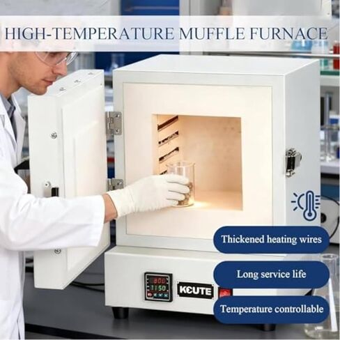 High-Precision Electric Muffle Furnace for Dentistry, Jewelry & Ceramics - Even Heat Distribution for Optimal Results in Kuwait