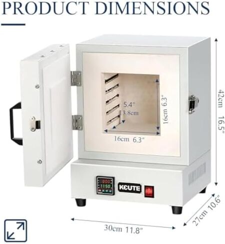 High-Precision Electric Muffle Furnace for Dentistry, Jewelry & Ceramics - Even Heat Distribution for Optimal Results in Kuwait