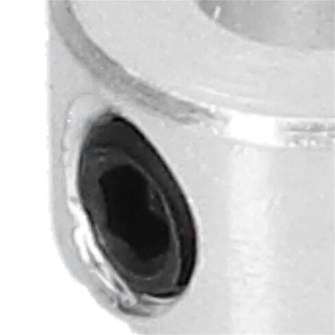 Solid Shaft Collars 20-Pack 6mm Steel Shaft Collars, High-Strength Setscrew Type for Robotics in Kuwait