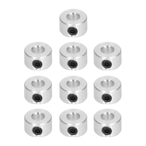 Solid Shaft Collars 20-Pack 6mm Steel Shaft Collars, High-Strength Setscrew Type for Robotics in Kuwait