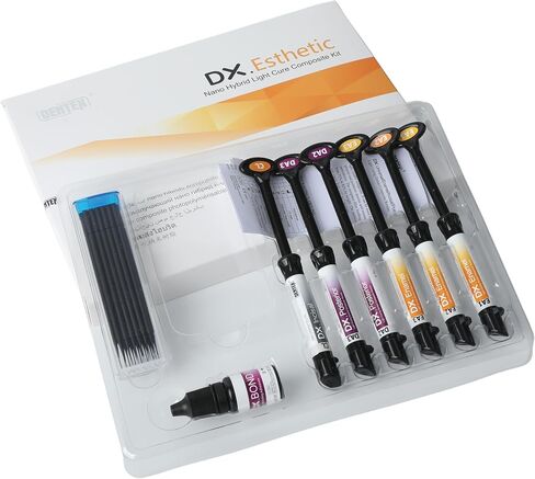DX.Enamel الأسنان راتنجات علاج الضوء نانو الهجين ترميم الجمالية مركب الراتنج in Kuwait