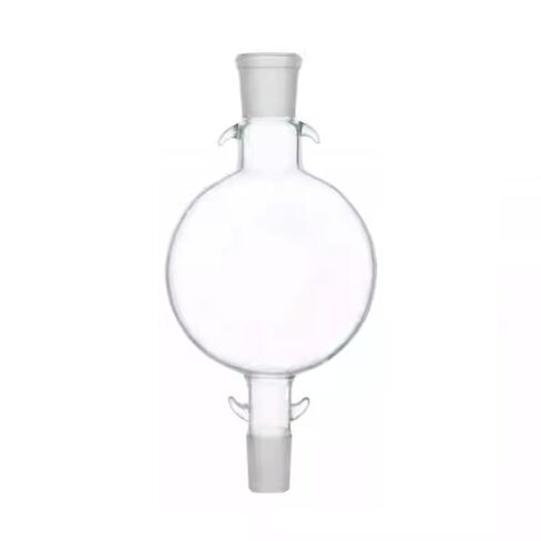 Glass Storage Ball Chromatography Column with Liquid Ball Solution Buffer Bottle Solvent Storage Bottle Glass Buffer Ball (1, 2000ml/up 24 * Down 24 (1)) in Kuwait
