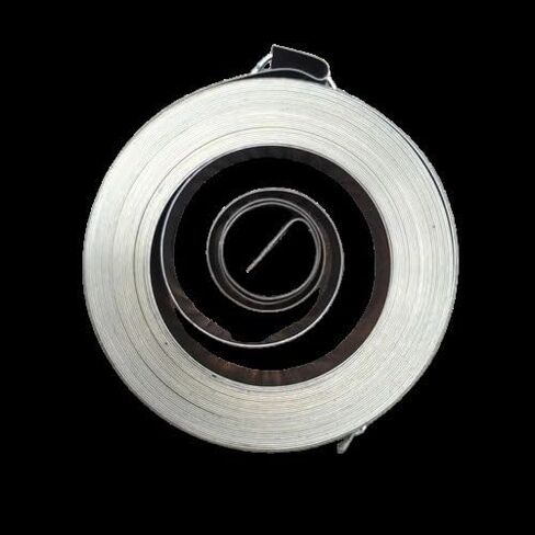 Spiral Spring, 0.25mm Thick x 8mm Wide 4200mm Long, 47mm OD, Silver Steel in Kuwait