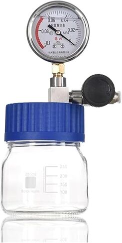 Laboratory Vacuum Chamber for Degassing, Glass Resin Bubble Remover Machine with Stainless Steel Vacuum Gauge, Good Sealing for Silicone and Epoxies in Kuwait